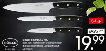 Zurbrüggen RÖSLE Messer-Set PURA, 3-tlg. Angebot