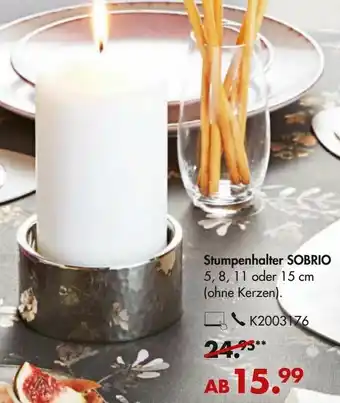 Galeria Stumpenhalter Sobrio Angebot