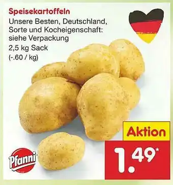 Netto Marken-Discount Speisekartoffeln Pfanni Angebot