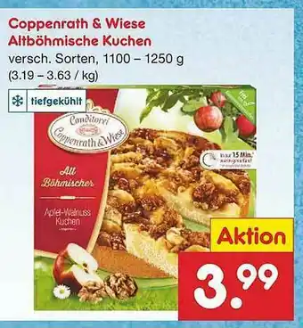 Netto Marken-Discount Coppenrath & Wiese Altböhmische Kuchen Angebot