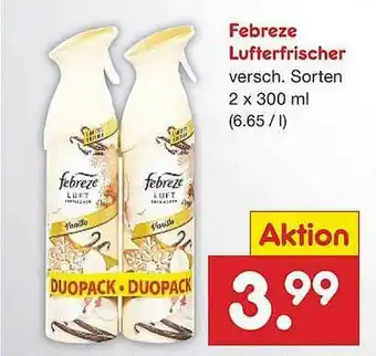 Netto Marken-Discount Febreze Lufterfrischer Angebot