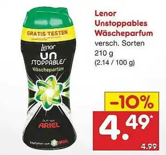 Netto Marken-Discount Lenor Unstoppables Wäscheparfum Angebot