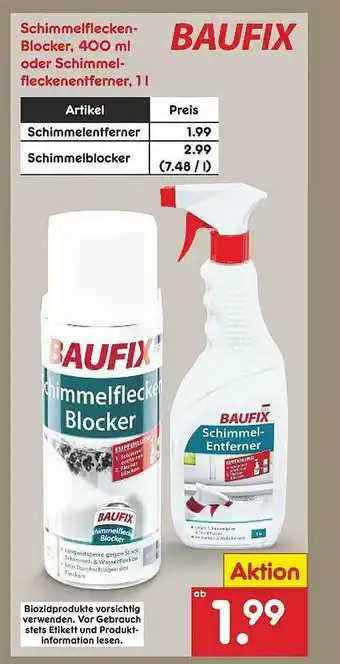 Netto Marken-Discount Schimmelflecken-blocker Oder Schimmelfleckenentferner Angebot