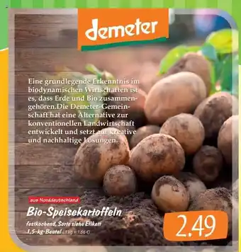 Famila Nord Ost Bio Speisekartoffeln 1,5kg Angebot