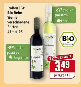 REWE Bio Rebe Weine Angebot