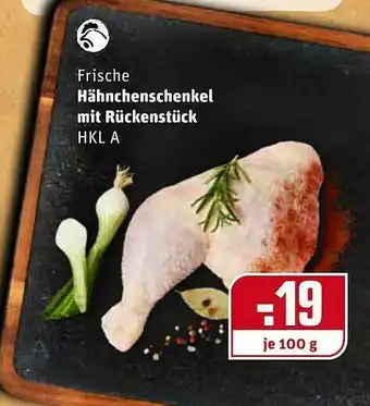 REWE Hähnchenschenkel Mit Rückenstück Angebot