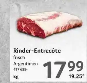 Selgros Rinder-entrecôte Angebot