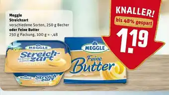 REWE Meggle Streichzart Oder Feine Butter Angebot