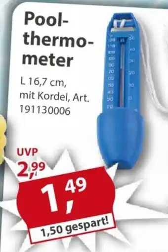 Sonderpreis Baumarkt Poolthermometer Angebot