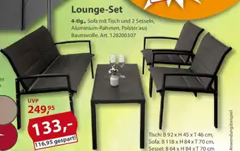 Sonderpreis Baumarkt Lounge-Set Angebot