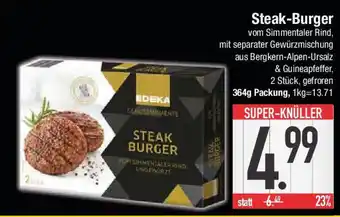 E-Center STEAK BURGER Angebot