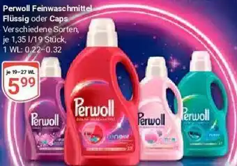 Globus Perwoll Feinwaschmittel Flüssig oder Caps Angebot