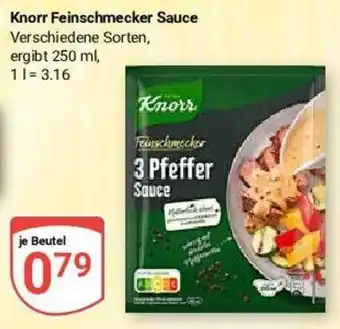 Globus Knorr Feinschmecker Sauce Angebot