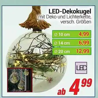 CENTERSHOP Led-dekokugel Angebot