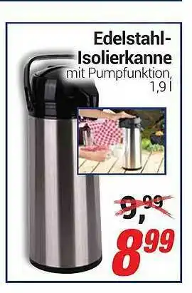 CENTERSHOP Edelstahl-isolierkanne Angebot