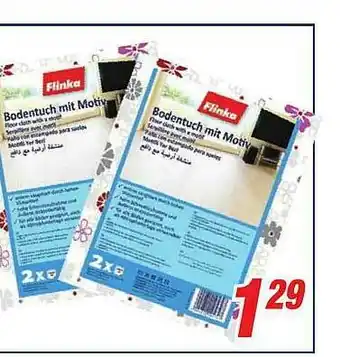 CENTERSHOP Bodentuch Mit Motiv Flinka Angebot