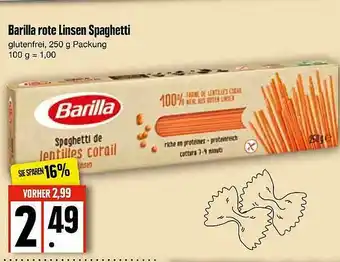 Edeka Barilla Rote Linsen Spaghetti Angebot