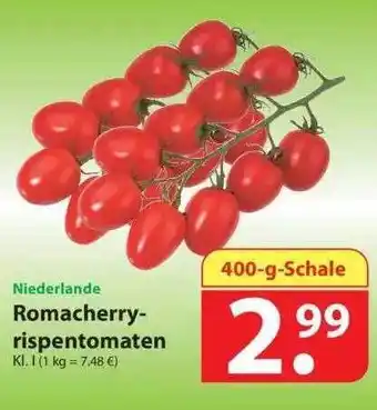 Famila Nord Ost Niederlande Romacherryrispentomaten 400g Angebot