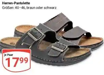 Globus Herren-Pantolette Angebot