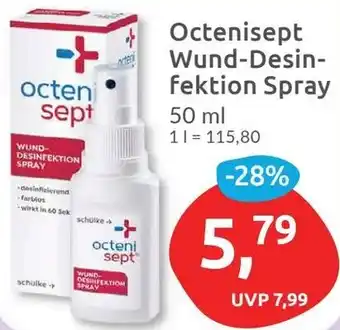 Budni Octenisept Wund-Desinfektion Spray 50 ml Angebot