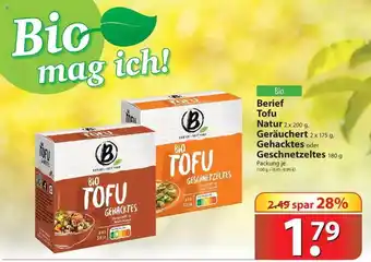 Famila Nord Ost Berief Tofu Natur, Geräuchert, Gehacktes Oder Geschnetzeltes Angebot