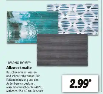 Lidl Livarno home allzweckmatte Angebot