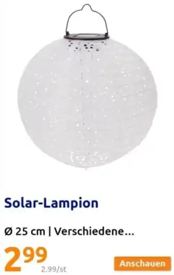 Action Solar-Lampion Angebot