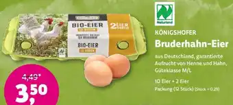 Denns BioMarkt KÖNIGSHOFER Bruderhahn-Eier Angebot