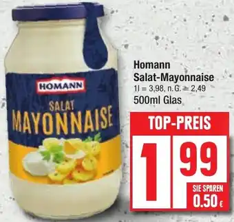 Edeka Homann Salat-Mayonnaise 500 ml Glas Angebot