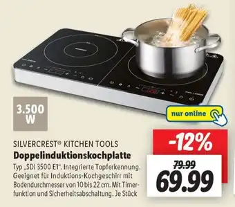 Lidl SILVERCREST KITCHEN TOOLS Doppelinduktionskochplatte Typ „SDI 3500 E1" Angebot