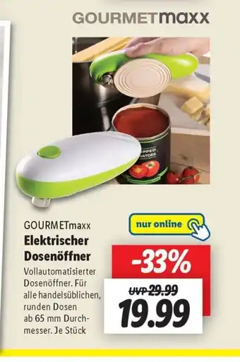 Lidl GOURMETmaxx Elektrischer Dosenöffner Angebot