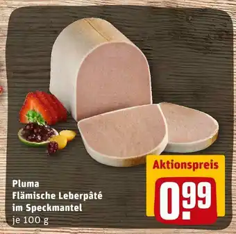 REWE Pluma flämische leberpâté im speckmantel Angebot