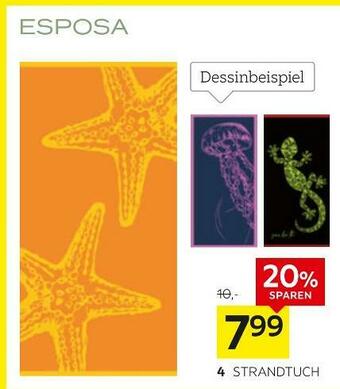 XXXLutz Esposa strandtuch Angebot