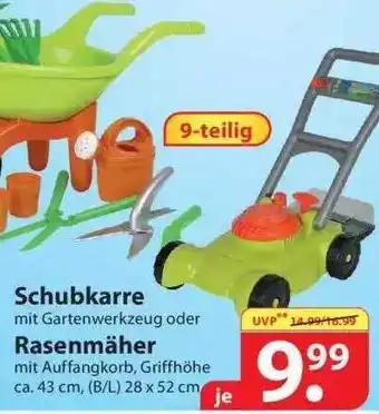 Famila Nord Ost Schubkarre Oder Rasenmäher Angebot