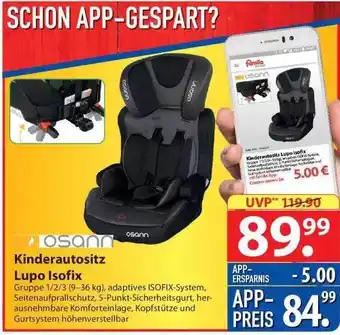 Famila Nord Ost Osann Kinderautositz Lupo Isofix Angebot