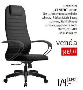 Zurbrüggen Venda drehstuhl „center“ Angebot