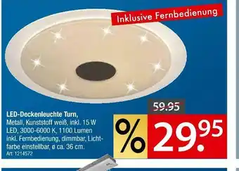 Zurbrüggen Led-deckenleuchte turn Angebot