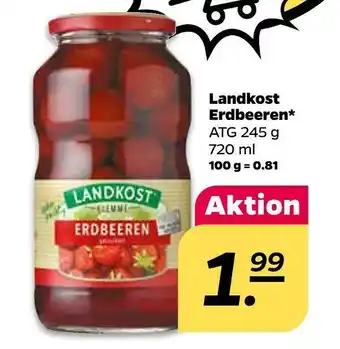 NETTO Landkost erdbeeren Angebot