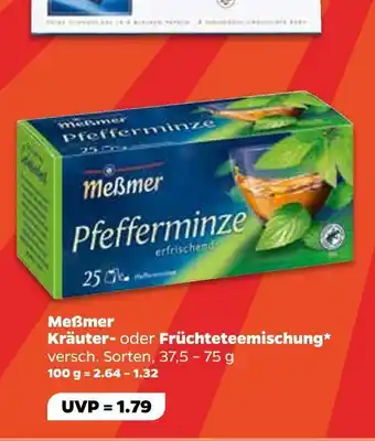 NETTO Meßmer kräuter- oder früchteteemischung Angebot