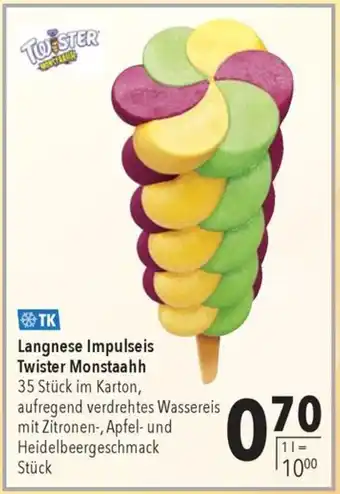 CITTI Markt Langnese Impulseis Twister Monstaahh Angebot