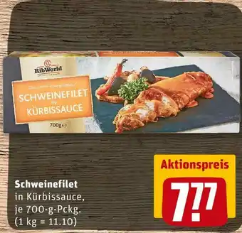 REWE Schweinefilet Angebot