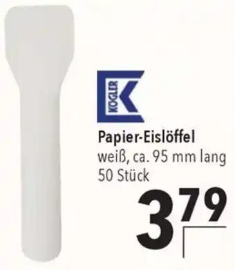 CITTI Markt KOGLER Papier-Eislöffel Angebot