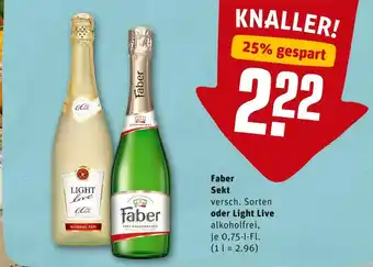 REWE Faber sekt oder light live Angebot