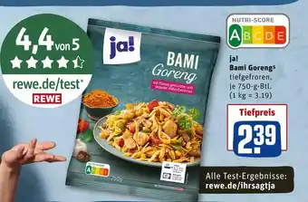 REWE Ja! bami goreng Angebot