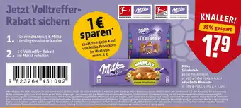 REWE Milka schokolade oder zarte momente Angebot