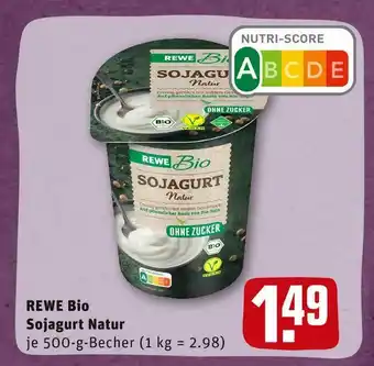 REWE Rewe bio sojagurt natur Angebot