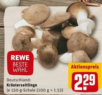 REWE Rewe beste wahl kräuterseitlinge Angebot