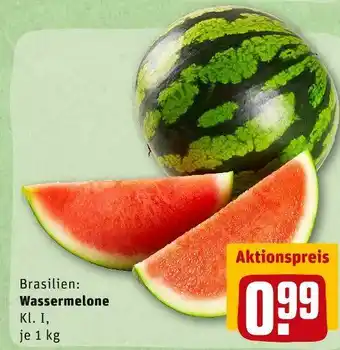 REWE Wassermelone Angebot