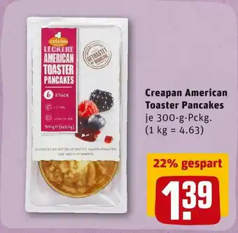 REWE Creapan american toaster pancakes Angebot