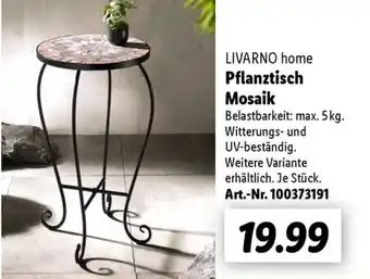 Lidl LIVARNO home Pflanztisch Mosaik Angebot